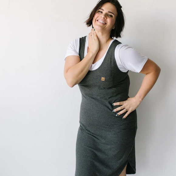 *SOLD* Brok Boys Coal Bamboo Tank Dress - Picture 2 of 5